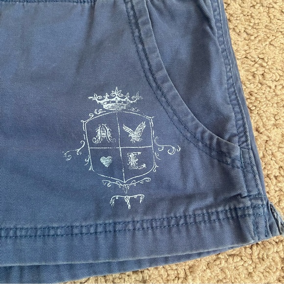 American Eagle Blue Pull-on Cargo Shorts Medium - Picture 2 of 9